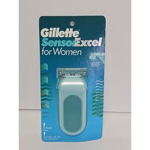 Gillette Sensor Excel Razor For Women 1 Razor + 1 Cartridges 1996 New Sealed
